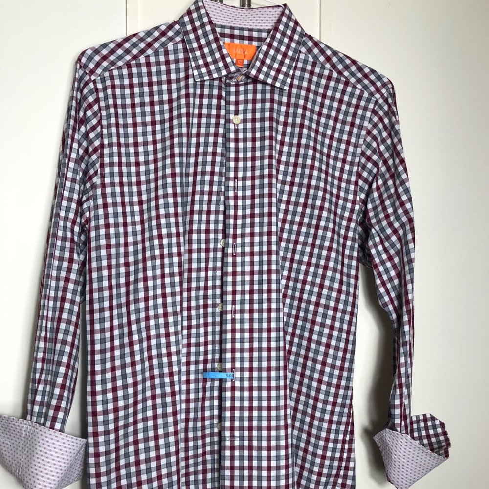 TALLIA Orange Label Men's LS Shirt w/ Flip Cuffs M